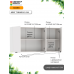 Кухня прямая "МРКГ 7/Венера" 2.5 м Кухня прямая "МРКГ 7/Венера" 2.5 м
